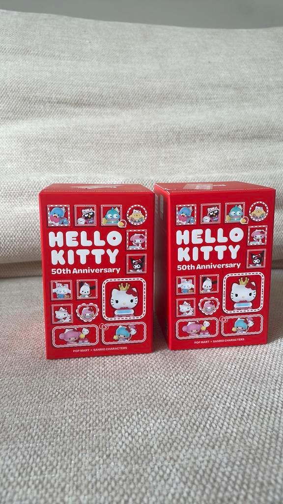 Pop Mart Hello Kitty 50th Anniversery Ongeopend, Verzamelen, Poppetjes en Figuurtjes, Zo goed als nieuw, Ophalen of Verzenden