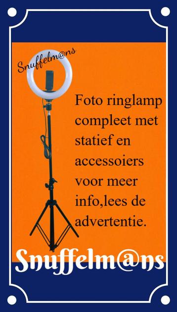 1 Foto ringlamp met statief * TikTok * filmpjes * foto`s  beschikbaar voor biedingen
