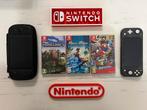 Nintendo Switch Lite grijs zgan, 3 topgames, leuk als kado, Spelcomputers en Games, Spelcomputers | Nintendo Switch Lite, Ophalen of Verzenden