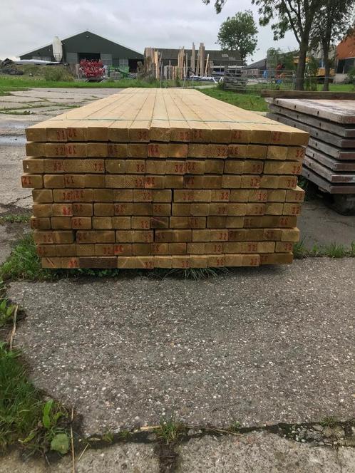 Vurenhout douglashout geimpregneerd hout SCHERPE PRIJZEN, Doe-het-zelf en Verbouw, Hout en Planken, Nieuw, Balk, Vuren, 300 cm of meer