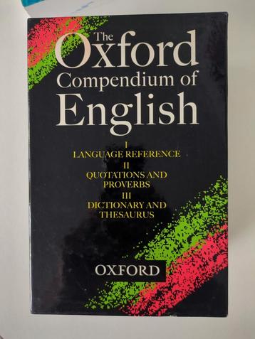 Oxford Compendium of English - Woordenboek Set beschikbaar voor biedingen