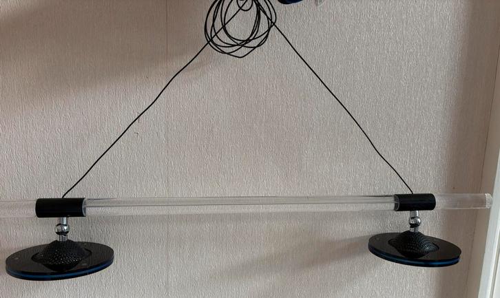 Harco Loor Plafondlamp - Postmodern Vintage, Huis en Inrichting, Lampen | Vloerlampen, Gebruikt, Minder dan 100 cm, Metaal, Ophalen of Verzenden