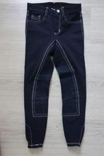 IZGS Rijbroek Epplejeck met leren zitvlak blauw 128, Dieren en Toebehoren, Ophalen of Verzenden, Zo goed als nieuw, Dressuur, Kinderen