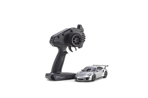 Kyosho Mini-Z MR04 RWD Porsche 911 GT3 RS Silver, Hobby en Vrije tijd, Modelbouw | Radiografisch | Auto's, Nieuw, Auto onroad