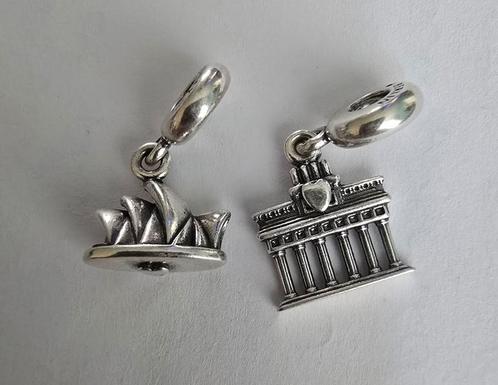 Zilveren Pandora bedel - country exclusive Berlijn, Sieraden, Tassen en Uiterlijk, Bedels, Zo goed als nieuw, Pandora, Zilver