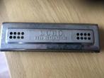 mondharmonica Echo bell metal reeds jaren 50?, Gebruikt, Ophalen of Verzenden