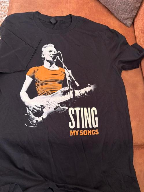 Sting 2022 European Tour Official Amsterdam Concert T-shirt, Kleding | Heren, T-shirts, Nieuw, Zwart, Ophalen of Verzenden