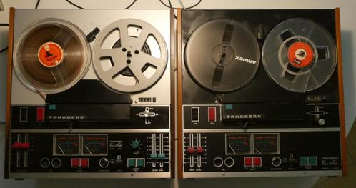 TANDBERG TAPERECORDERS 3300X en 3400X - (resp. €50 + €150), Audio, Tv en Foto, Bandrecorders, Met stofkap, Ophalen of Verzenden