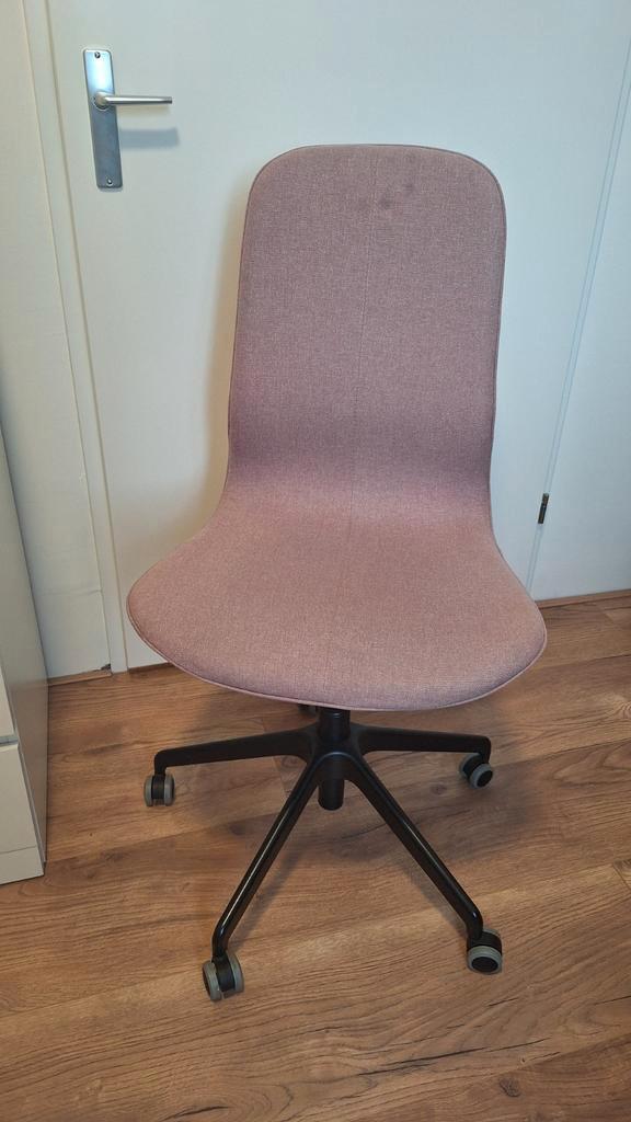 Ikea Langfjall bureaustoel - roze, Huis en Inrichting, Bureaustoelen, Gebruikt, Bureaustoel, Roze, Ophalen