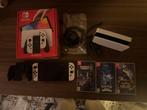 Nintendo switch 1 OLED - WIT, Spelcomputers en Games, Spelcomputers | Nintendo Switch, Ophalen of Verzenden, Zo goed als nieuw