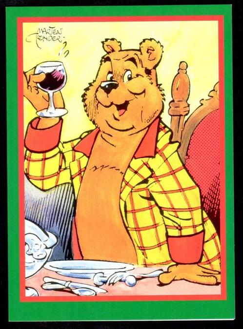 Bommel en tom poes - wenskaart kerst en nieuwjaar - b, Verzamelen, Stripfiguren, Nieuw, Olivier B, Bommel en Tom Poes, Ophalen of Verzenden