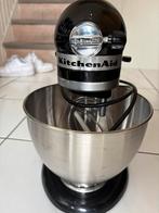 Kitchenaid keukenmachine zwart origineel, 4 liter of meer, Ophalen of Verzenden, Zo goed als nieuw, 3 snelheden of meer