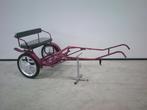 Nieuwe Sulky Cavalette geremd. Donker rood. 17 inch. AKTIE, Dieren en Toebehoren, Niet ingevuld, Pony, Niet ingevuld, Nieuw