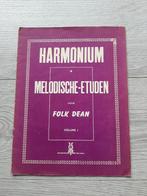 Harmonium- dolk dean Melodische Etuden, Les of Cursus, Orgel, Gebruikt, Ophalen