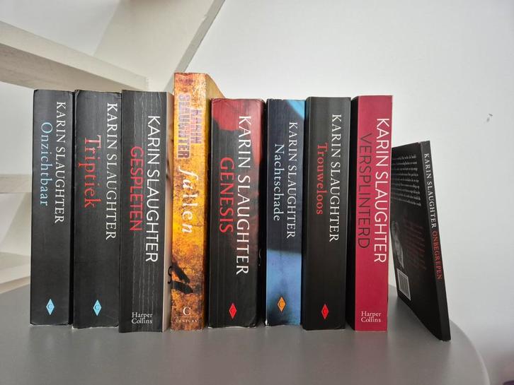 Karin Slaughter Boeken Collectie, Boeken, Thrillers, Gelezen, Nederland, Ophalen of Verzenden