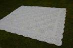 Groot Riviera Maison deken/ woondeken/ plaid patchwork 240cm, Gebruikt, Wit, Tweepersoons, Ophalen of Verzenden