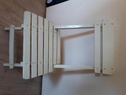 Houten Poppenstoel, Kinderen en Baby's, Speelgoed | Poppen, Babypop, Ophalen of Verzenden