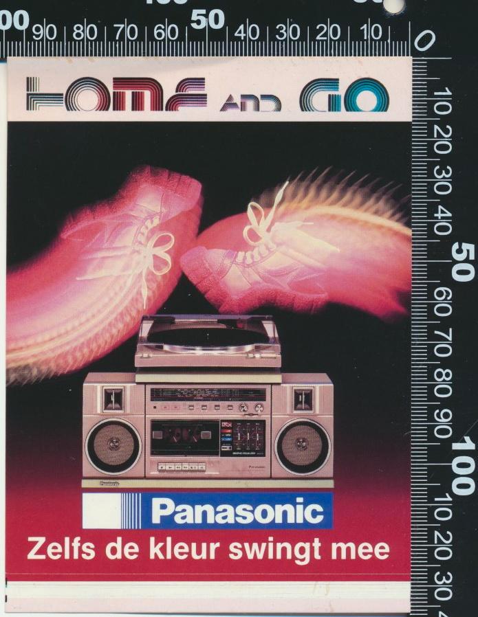 Panasonic - Home and go, Verzamelen, Stickers, Zo goed als nieuw, Verzenden