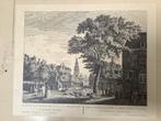 Gravure of prent Regulierstoren of Munttoren Amsterdam, Antiek en Kunst, Ophalen of Verzenden
