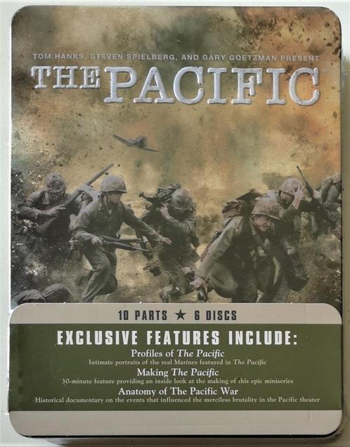 The Pacific ( Steelcase )(HBO)(6x Dvd), Cd's en Dvd's, Dvd's | Tv en Series, Nieuw in verpakking, Boxset, Alle leeftijden, Ophalen