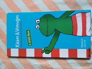 3 dvd's van KIKKER & Vriendjes in 1 map beschikbaar voor biedingen