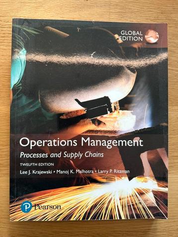 Operations Management - Krajewski beschikbaar voor biedingen