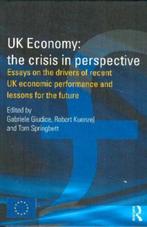 UK economy: the crises in perspective  NR0595, Boeken, Gelezen, G. Giudice e.a. ed., Verzenden