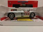 Mercedes Benz 300 SLR Mille Miglia #722 Burago 1:18 KRD, Hobby en Vrije tijd, Modelauto's | 1:18, Ophalen of Verzenden, Zo goed als nieuw