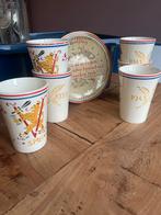 Bevrijdingsdag Set: Bekers & Bord 1945-1955 Keramiek Aardewe, Ophalen