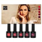 Bo Nails Gellak Get Red Kit- 5 stuks 7ml gellak rood, Ophalen of Verzenden, Nieuw, Rood, Handen en Nagels