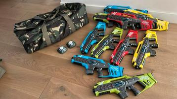 10 lasergeweren, lightbattle te koop beschikbaar voor biedingen