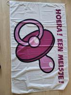 Geboortevlag Hoera een Meisje!, Ophalen of Verzenden, Nieuw, Geboortebord