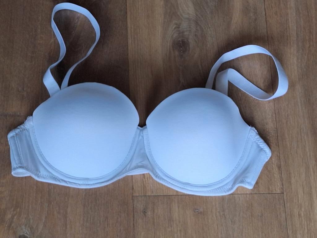 strapless bh incl. bandjes, wit, 75b, beugel, voorgevormd, Ophalen of Verzenden, Wit, BH