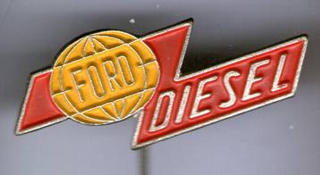 FORD diesel zilverkleurig auto speldje ( B_080 ) beschikbaar voor biedingen