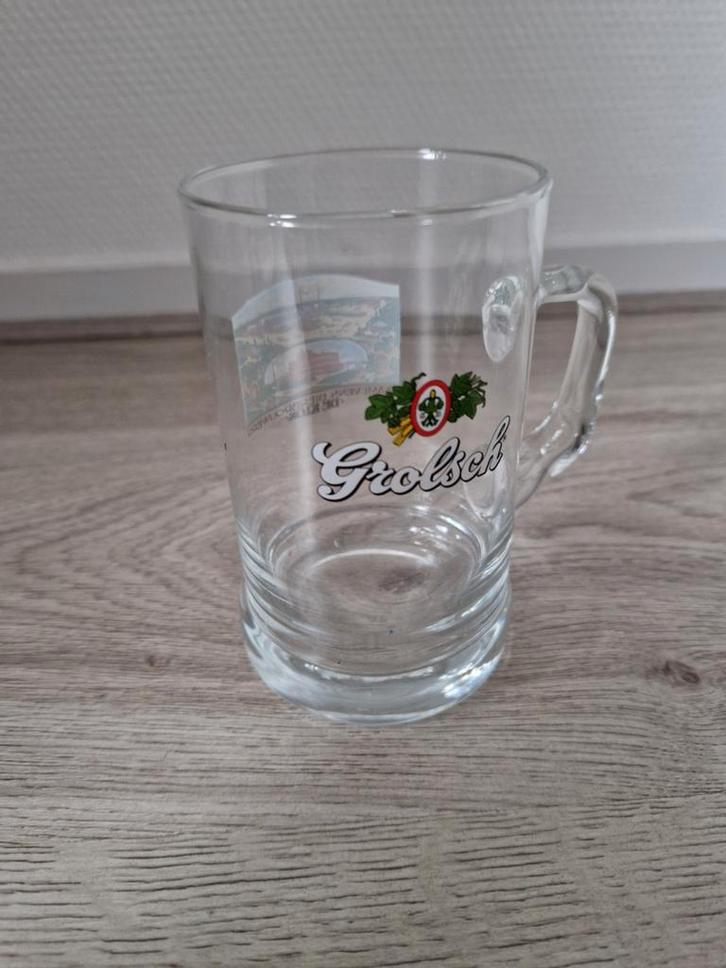 Grolsch bierpul De klok Enschede/Groenlo, Verzamelen, Biermerken, Zo goed als nieuw, Grolsch, Ophalen