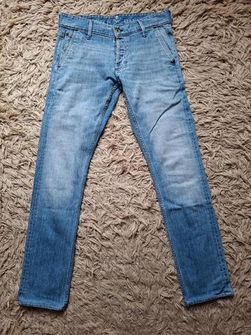 Zgan. Spijkerbroek Denham dutch dandies. Mt 31/34 beschikbaar voor biedingen