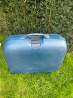 Grote Samsonite koffer - 65 hoog-87,5L, donkerblauw, Gebruikt, Hard kunststof, Slot, 55 cm of meer
