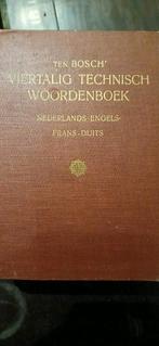 Technisch woordenboek 4 talig, Boeken, Ophalen of Verzenden
