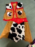 Carnaval cowboy rok + hesje bruin mt. 40/L, Ophalen of Verzenden, Zo goed als nieuw, Maat 38/40 (M), Carnaval