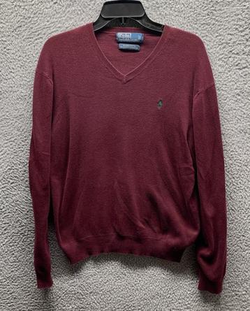 RALPH LAUREN Red Pullover Maat S t.w.v. € 179,- beschikbaar voor biedingen