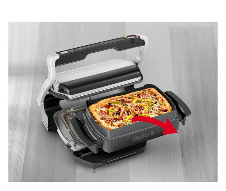 Tefal Optigrill Elite XA7278 Bakaccessoire, Witgoed en Apparatuur, Contactgrills, Nieuw, Uitneembare platen, Ophalen of Verzenden