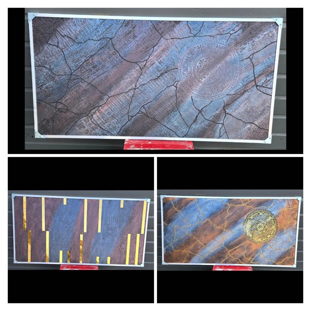 Abstracte Kunst Panelen, Antiek en Kunst, Ophalen