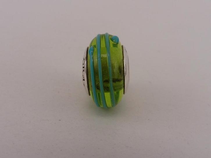 Zilveren Pandora bedel                                  Z40a, Sieraden, Tassen en Uiterlijk, Bedels, Gebruikt, Pandora, Glas of Kristal