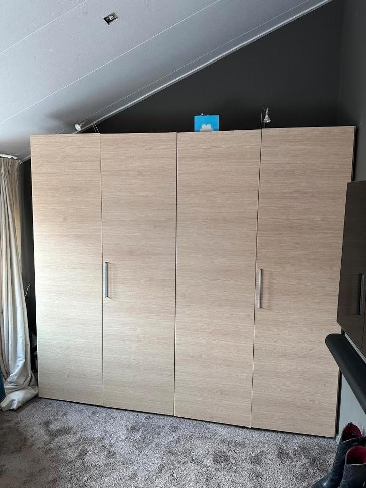 Kledingkast, Huis en Inrichting, Kasten | Kledingkasten, Gebruikt, 200 cm of meer, 200 cm of meer, 50 tot 75 cm, Met lade(s), Met deur(en)