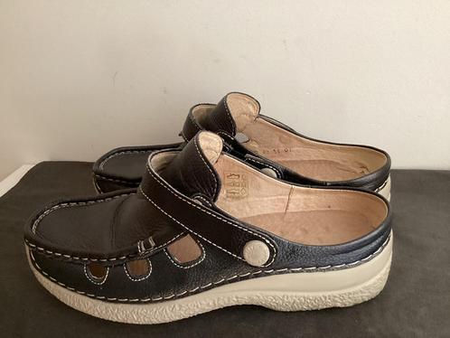 Wolky maat 40 slippers, Kleding | Dames, Schoenen, Gedragen, Zwart, Ophalen of Verzenden