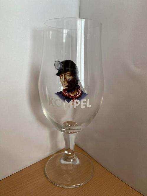 Kompel bierglas 33cl, Verzamelen, Biermerken, Zo goed als nieuw, Ophalen of Verzenden