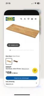 Karlby eilen keukenblad IKEA 160 cm, Ophalen, Zo goed als nieuw