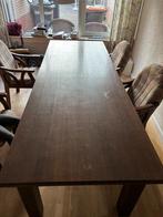 Eetkamertafel, Huis en Inrichting, Ophalen, Gebruikt, Eikenhout, 200 cm of meer