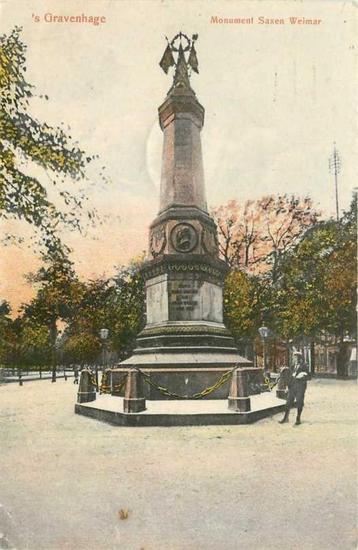 (380-178-029) Den Haag  Monument Saxen Weimar beschikbaar voor biedingen