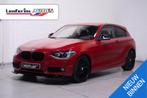 BMW 1-serie 114i EDE Business+ Navi Leder 18 Inch Cruise, Auto's, 1-Serie, Achterwielaandrijving, Gebruikt, Zwart